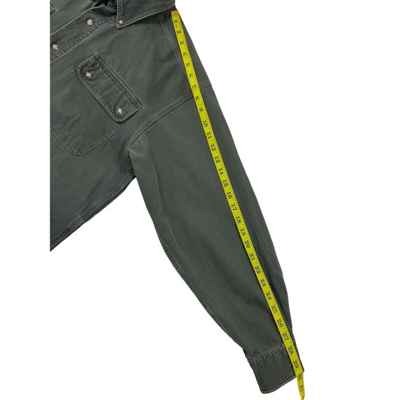 VTG Willis & Geiger Men Gray Button Down Long Sleeve Shirt Sz M - Picture 4 of 6